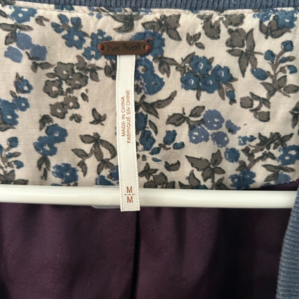 Free People Patterned Bomber Jacket - image 2